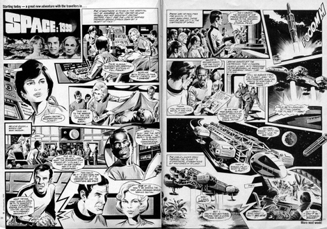 Illustration for article titled The comics orbiting Moonbase Alpha